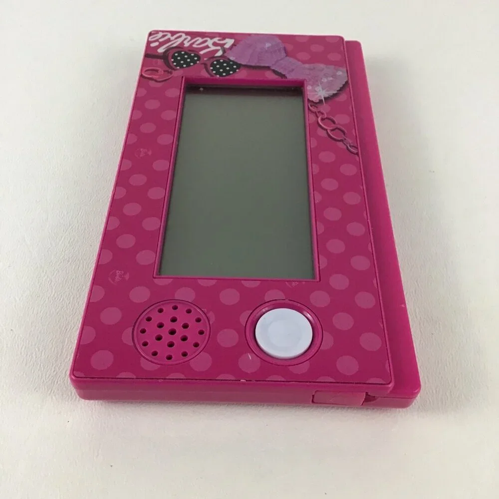 Barbie Handheld Game Educational Toy Matching Alphabet Pink Oregon Scientific